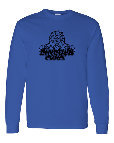 Lincoln University 1 Color Long Sleeve T-Shirt - Royal