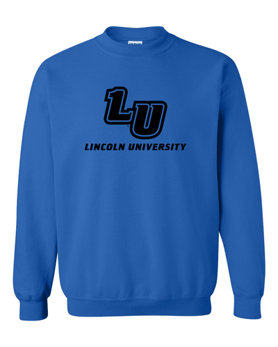 Lincoln 1 Color LU Crewneck Sweatshirt - Royal