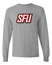 Load image into Gallery viewer, Saint Francis SFU Full Color Long Sleeve T-Shirt - Sport Grey
