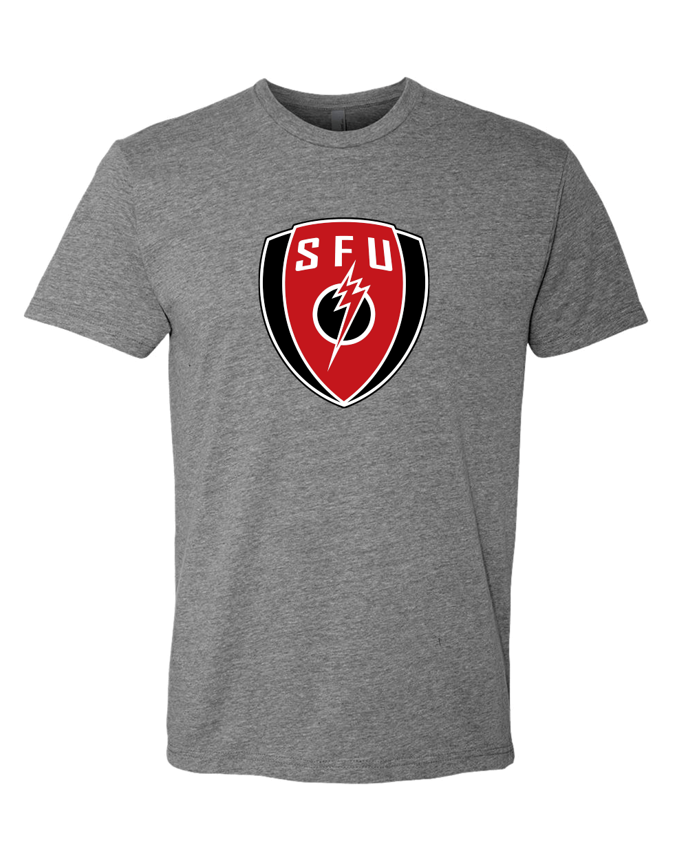 Saint Francis SFU Shield Soft Exclusive T-Shirt - Dark Heather Gray