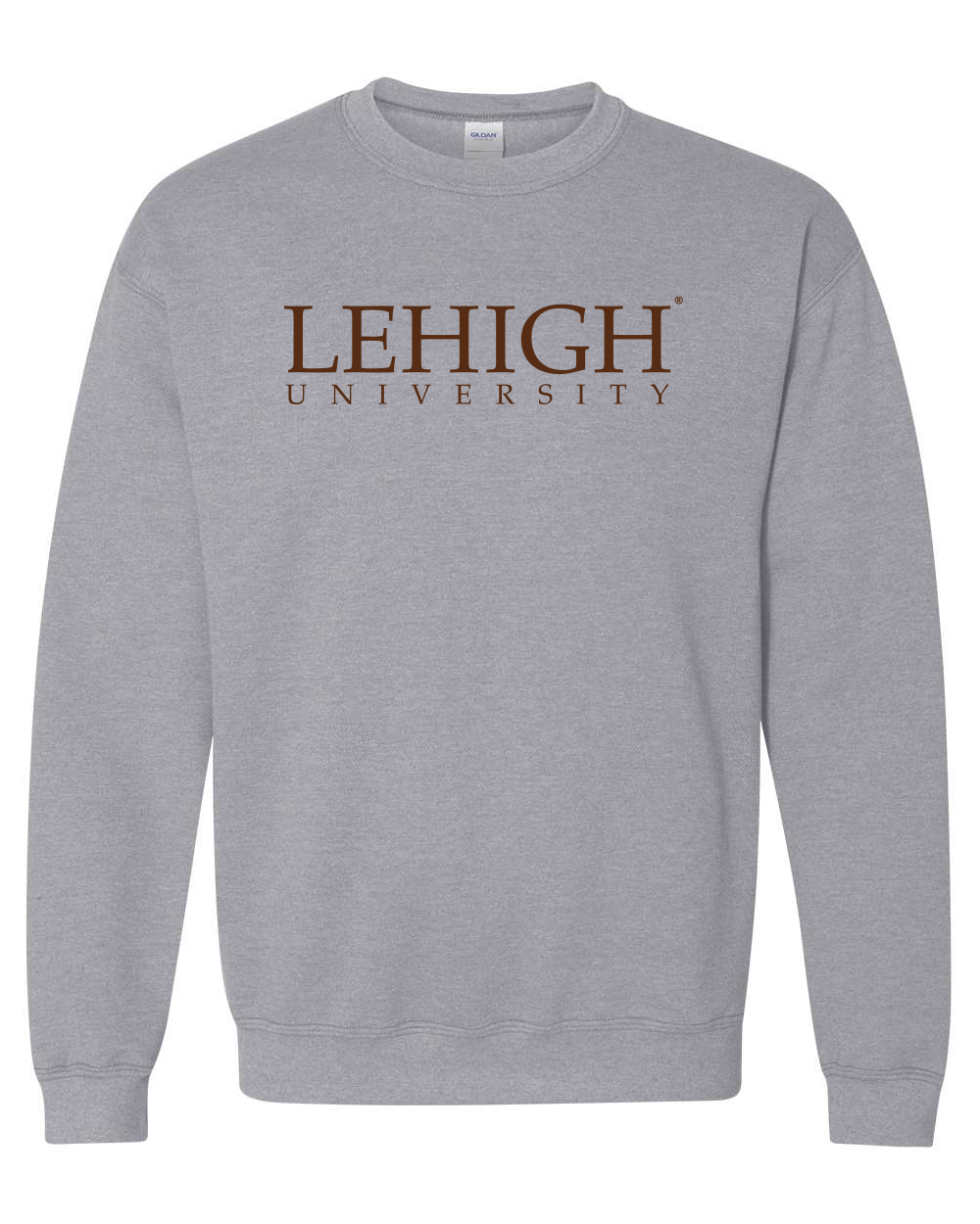 Lehigh University 1 Color Crewneck Sweatshirt - Sport Grey