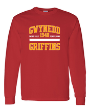 Load image into Gallery viewer, Gwynedd Mercy Est 1948 Long Sleeve T-Shirt - Red
