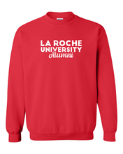 Load image into Gallery viewer, La Roche University Alumni Crewneck Sweatshirt - Red
