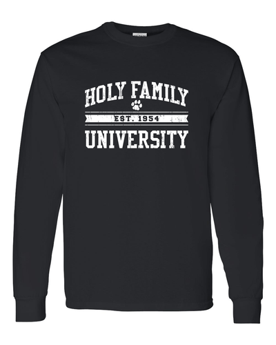 Holy Family Est 1954 Long Sleeve T-Shirt - Black