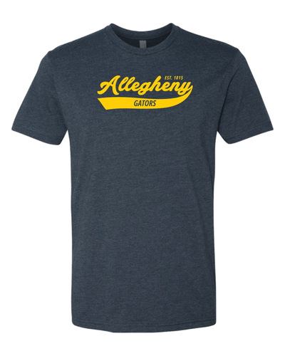 Allegheny College Gators Retro Exclusive Soft Shirt - Midnight Navy