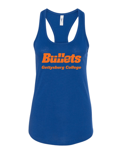 Gettysburg College Bullets Ladies Tank Top - Royal