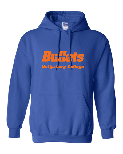 Gettysburg College Bullets Hooded Sweatshirt - Royal