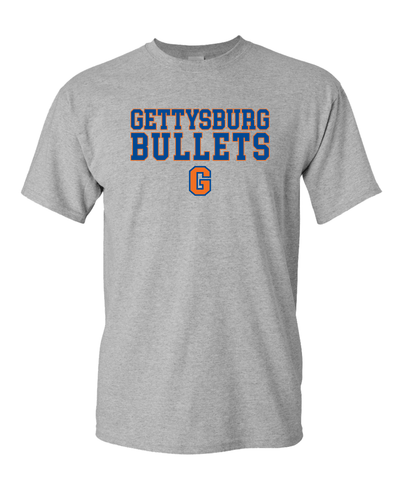 Gettysburg College G T-Shirt - Sport Grey