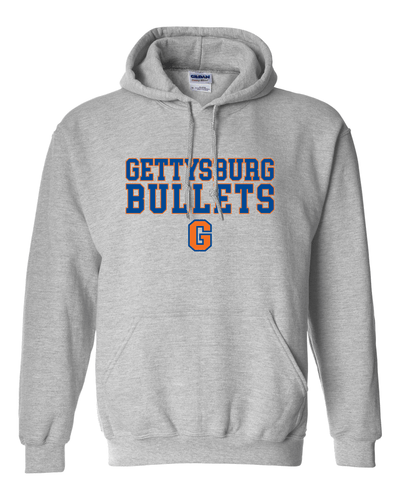 Gettysburg College G Hooded Sweatshirt - Sport Grey