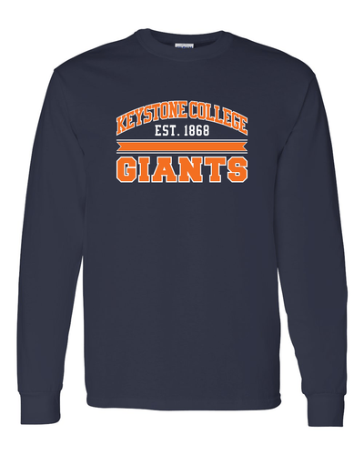 Keystone College Est 1868 Long Sleeve T-Shirt - Navy