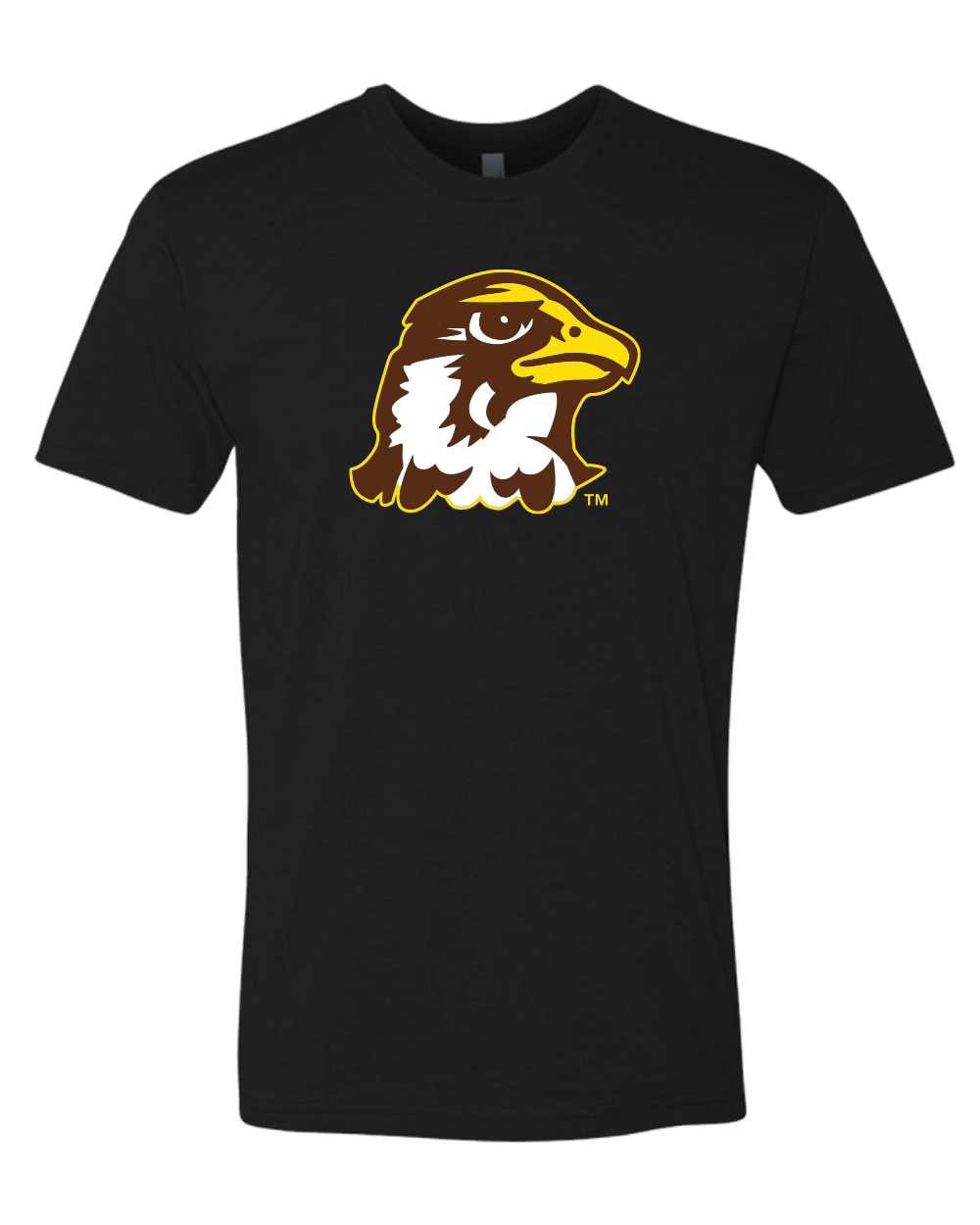 Quincy University Full Color Logo Soft Exclusive T-Shirt - Black