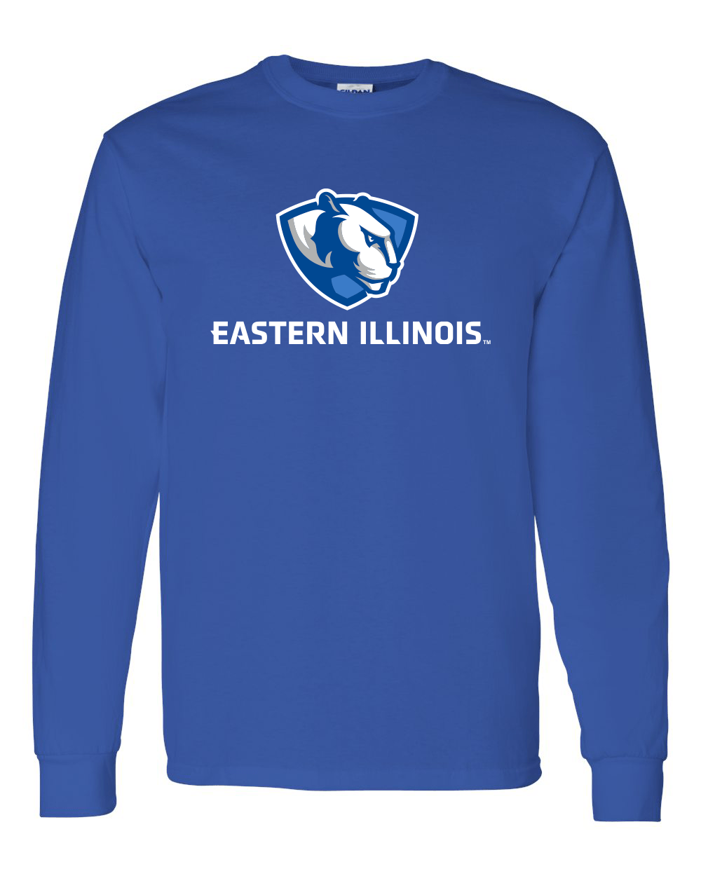 Eastern Illinois Full Logo Long Sleeve T-Shirt - Royal