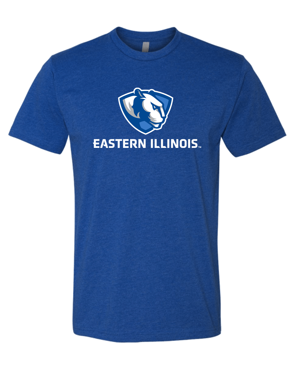 Eastern Illinois Full Logo Soft Exclusive T-Shirt - Royal