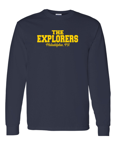 La Salle University Explorers Long Sleeve T-Shirt - Navy