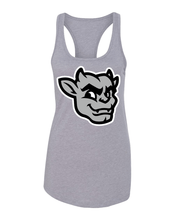 Load image into Gallery viewer, Bradley University Kaboom Full Color Ladies Tank Top - Heather Grey
