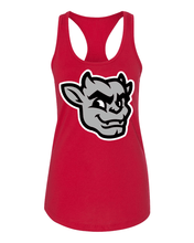 Load image into Gallery viewer, Bradley University Kaboom Full Color Ladies Tank Top - Red
