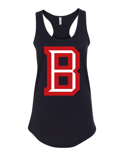 Bradley University B Ladies Tank Top - Black