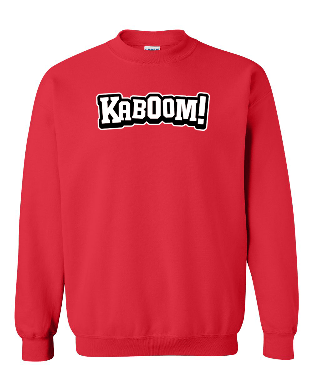 Bradley University Kaboom Crewneck Sweatshirt - Red