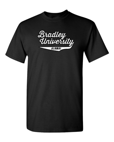 Bradley University Alumni Vintage T-Shirt - Black