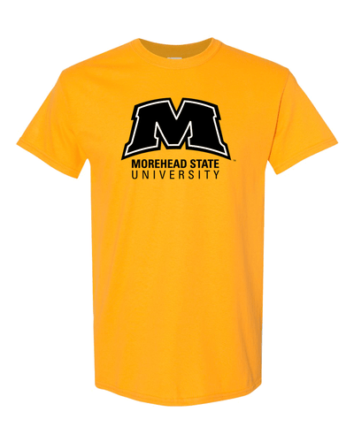 Morehead State University M T-Shirt - Gold