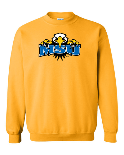 Morehead State Full Color Mascot Crewneck Sweatshirt - Gold