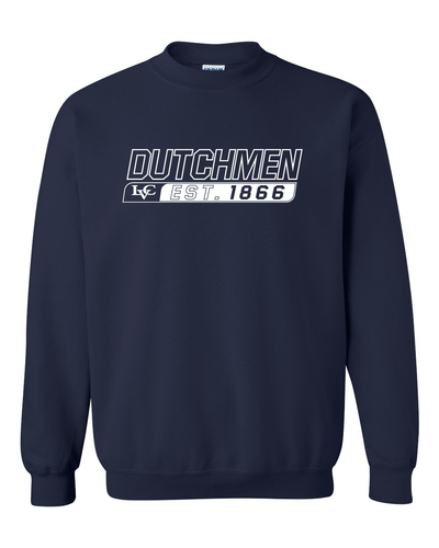 Lebanon Valley College est 1866 Crewneck Sweatshirt - Navy