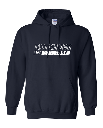 Lebanon Valley College est 1866 Hooded Sweatshirt - Navy