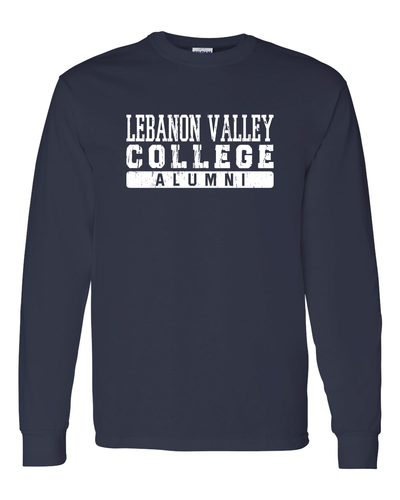 Lebanon Valley College Alumni Long Sleeve T-Shirt - Navy