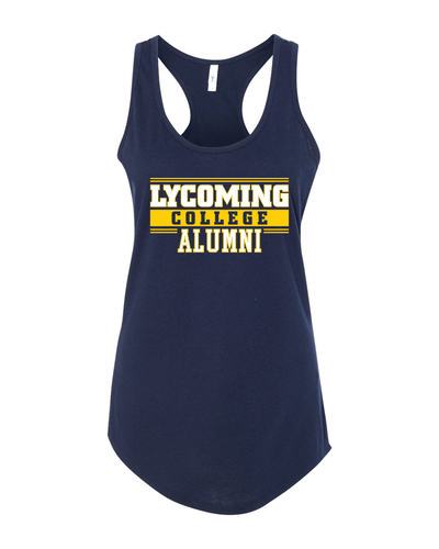 Lycoming College Alumni Ladies Tank Top - Midnight Navy