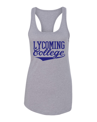 Lycoming College Ladies Tank Top - Heather Grey