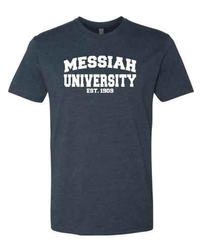 Messiah University est 1909 Soft Exclusive T-Shirt - Midnight Navy