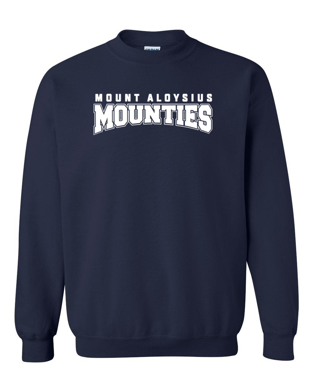 Mount Aloysius Mounties Crewneck Sweatshirt - Navy