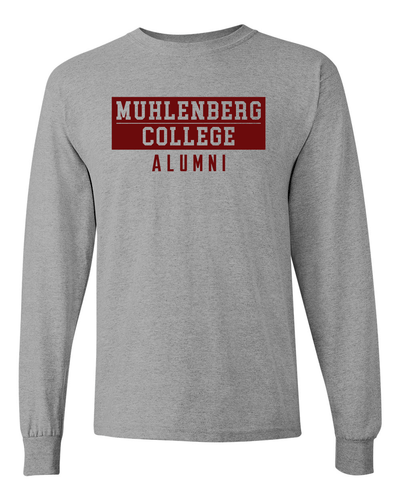 Muhlenberg College Alumni Long Sleeve T-Shirt - Sport Grey