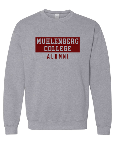 Muhlenberg College Alumni Crewneck Sweatshirt - Sport Grey