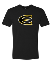 Load image into Gallery viewer, Emporia State Full Color E Soft Exclusive T-Shirt - Black
