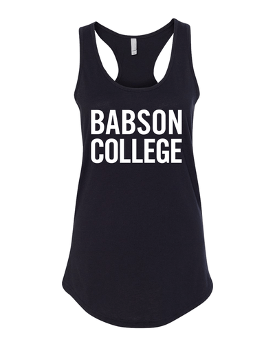 Babson College Ladies Tank Top - Black