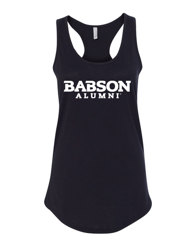 Babson College Alumni Ladies Tank Top - Black