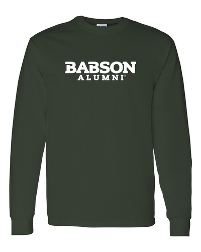 Babson College Alumni Long Sleeve T-Shirt - Forest Green