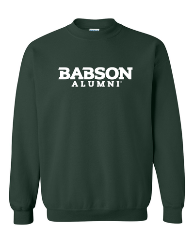 Babson College Alumni Crewneck Sweatshirt - Forest Green