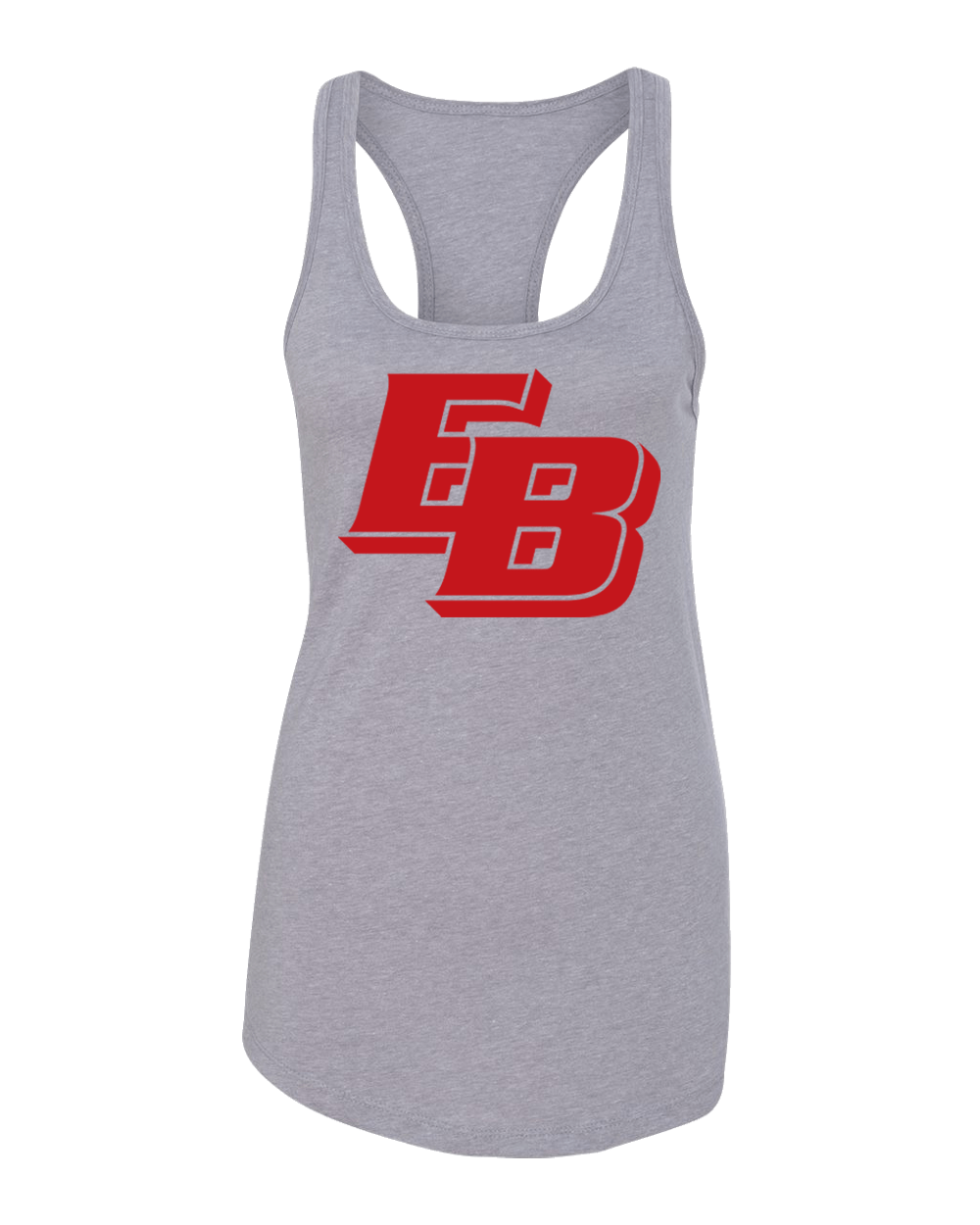 Cal State East Bay EB Ladies Tank Top - Heather Grey