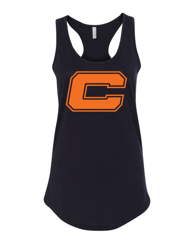 Carroll University C Ladies Tank Top - Black