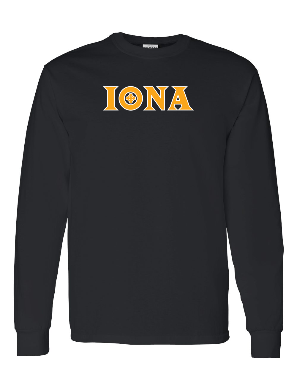 Iona University Iona Logo Long Sleeve T-Shirt - Black