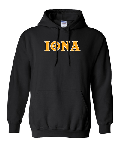 Iona University Iona Logo Hooded Sweatshirt - Black