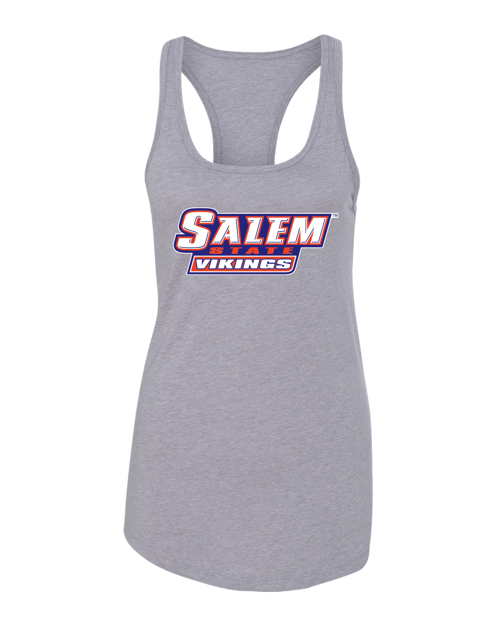 Salem State University Mascot Ladies Tank Top - Heather Grey