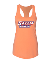 Load image into Gallery viewer, Salem State University Mascot Ladies Tank Top - Light Orange
