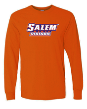 Load image into Gallery viewer, Salem State University Mascot Long Sleeve T-Shirt - Orange
