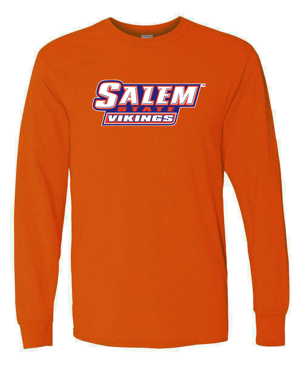 Salem State University Mascot Long Sleeve T-Shirt - Orange