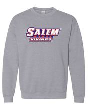 Load image into Gallery viewer, Salem State University Mascot Crewneck Sweatshirt - Sport Grey
