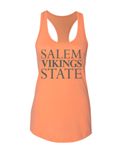 Load image into Gallery viewer, Vintage Salem State University Ladies Tank Top - Light Orange
