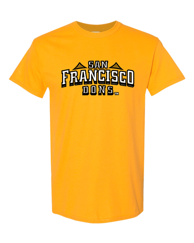 University of San Francisco Dons Gold T-Shirt - Gold